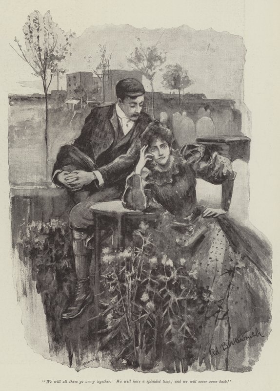 The Rebel Queen，由Walter Besant撰写 作者 阿道夫·伯肯鲁斯（Adolphe Birkenruth）