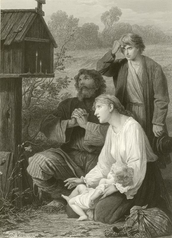 在俄罗斯的神社 作者 阿道夫·伊冯（Adolphe Yvon）