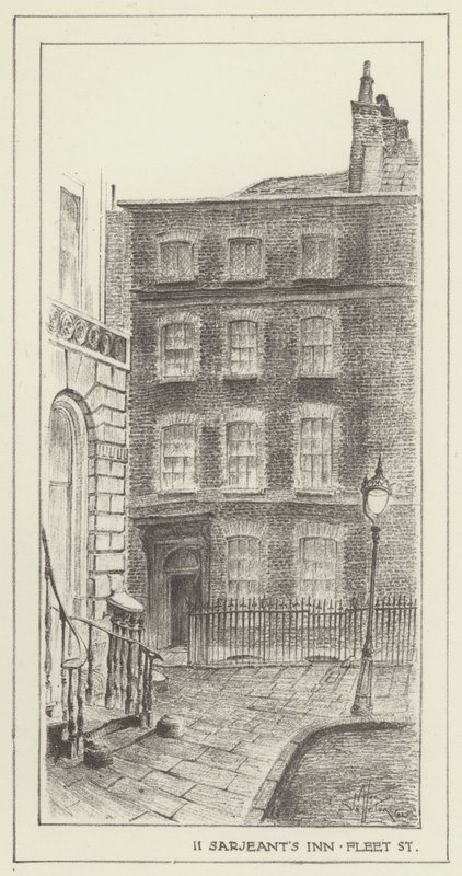 11，Serjeants Inn，Fleet Street 作者 艾伦·斯塔普尔顿