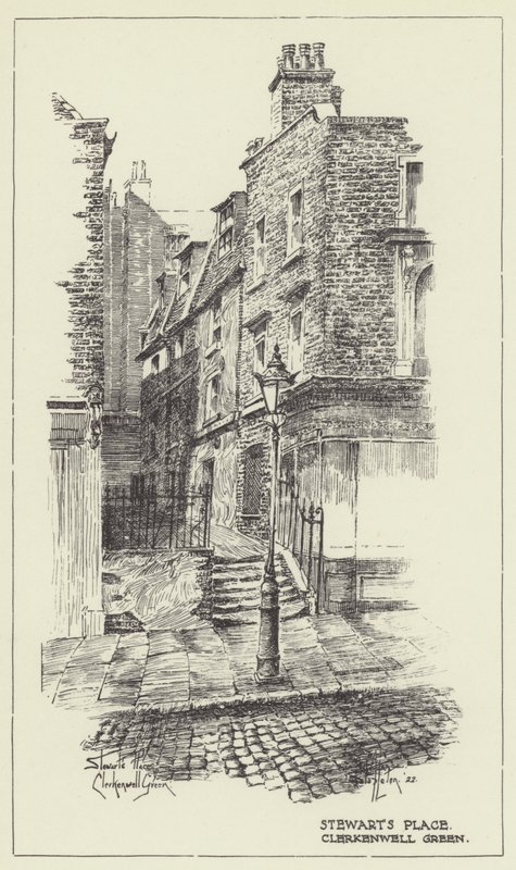 Stewarts Place，Clerkenwell Green 作者 艾伦·斯塔普尔顿