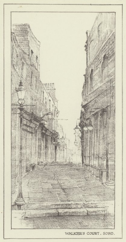 Soho Walkers Court 作者 艾伦·斯塔普尔顿