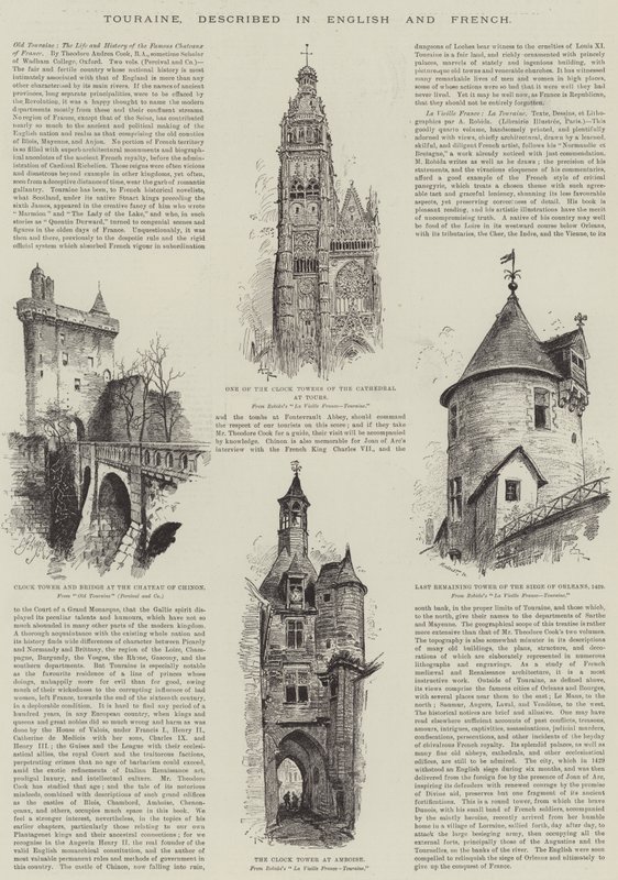 Touraine，用英语和法语描述 作者 阿尔伯特·罗比达