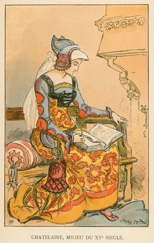 Chatelaine，十五世纪中叶 作者 阿尔伯特·罗比达