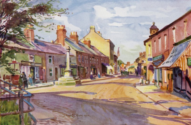 Garstang（彩色石版画） 作者 阿尔伯特·伍兹