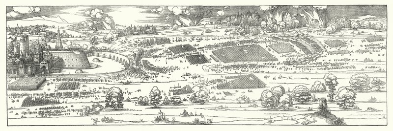 堡垒的围困（雕版画 作者 Albrecht（之后）Durer或Duerer