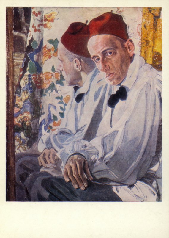 Vsevolod Meyerhold，俄罗斯演员 作者 亚历山大·雅科夫列维奇·戈洛文