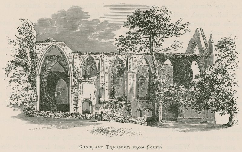 来自南方的Bolton Priory，Choir和Transept 作者 亚历山大·弗朗西斯·莱登
