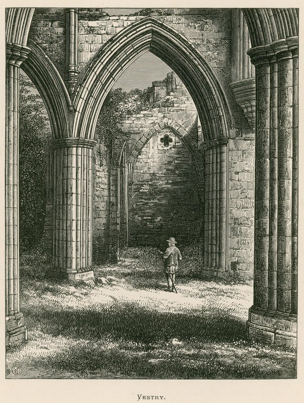 Rievaulx修道院，Vestry 作者 亚历山大·弗朗西斯·莱登