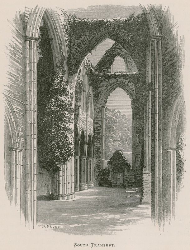Tintern修道院，南Transept 作者 亚历山大·弗朗西斯·莱登