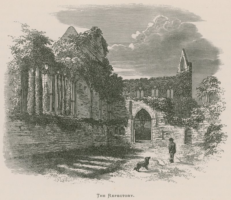 Tintern Abbey，The Refectory 作者 亚历山大·弗朗西斯·莱登