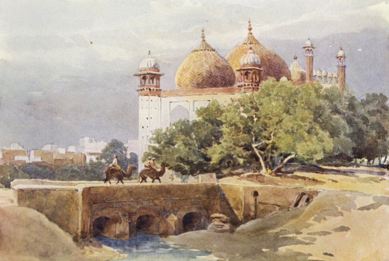 Jumma Musjid，阿格拉 作者 亚历山大·亨利·哈勒姆·默里