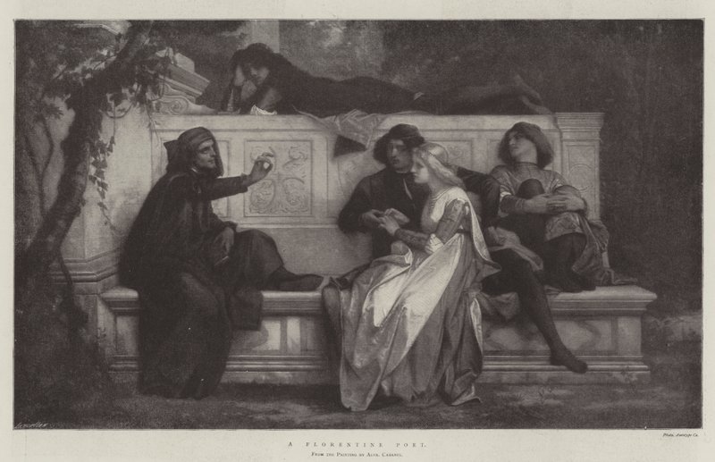 佛罗伦萨诗人 作者 亚历山大·卡巴内尔（Alexandre Cabanel）