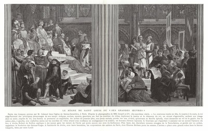 圣路易统治，或他的伟大作品 作者 亚历山大·卡巴内尔（Alexandre Cabanel）