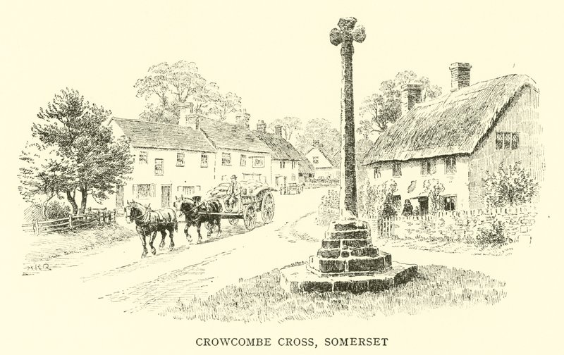 Crowcombe Cross，萨默塞特 作者 阿尔弗雷德·罗伯特·昆顿