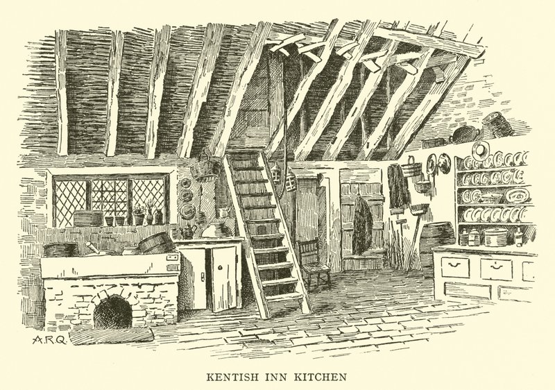 Kentish Inn Kitchen 作者 阿尔弗雷德·罗伯特·昆顿