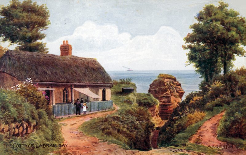 The Cottage，Ladram Bay 作者 阿尔弗雷德·罗伯特·昆顿