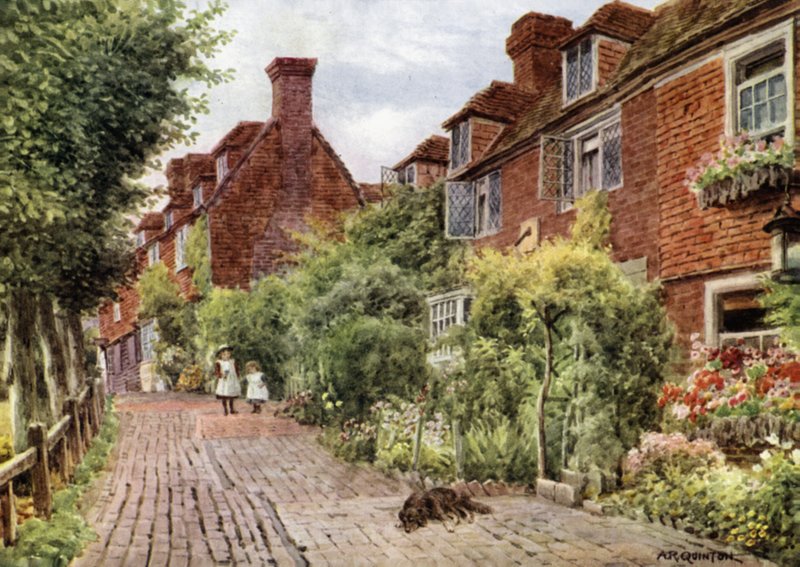 The Walks，Groombridge，Kent 作者 阿尔弗雷德·罗伯特·昆顿