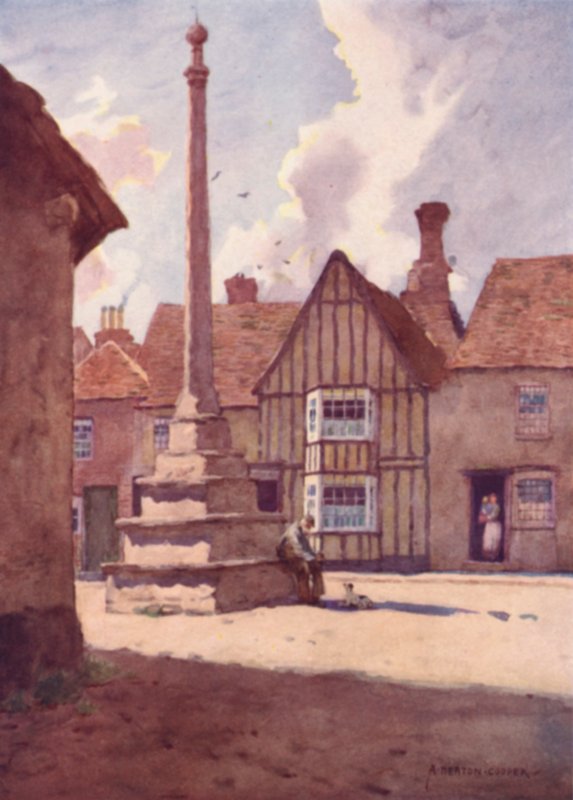 Lavenham Market Cross，萨福克郡 作者 阿尔弗雷德·希顿·库珀