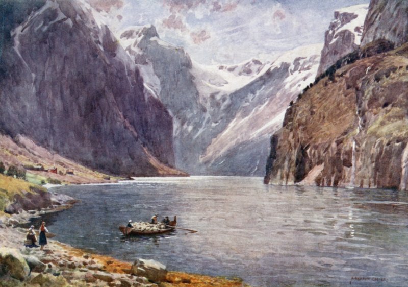 Naero Fjord 作者 阿尔弗雷德·希顿·库珀