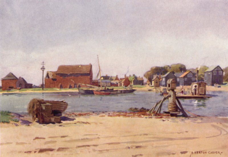 Walberswick Ferry，萨福克郡 作者 阿尔弗雷德·希顿·库珀