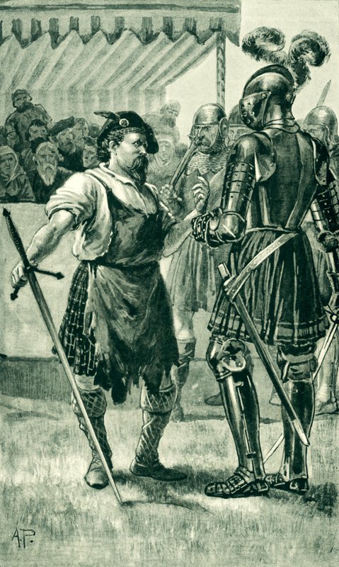 装甲师在战斗中提供他的服务 作者 阿尔弗雷德·皮尔斯（Alfred Pearse）
