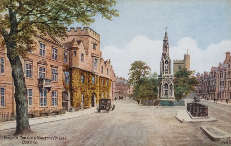 Balliol College和Martyrs&39;Mems，Oxford 作者 阿尔弗雷德·罗伯特·昆顿