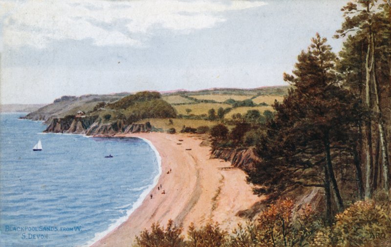 Blackpool Sands，来自W，S Devon 作者 阿尔弗雷德·罗伯特·昆顿