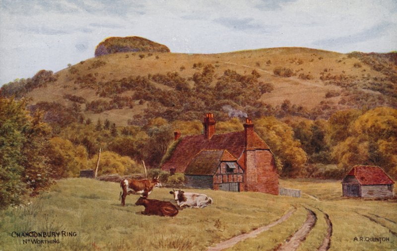 Chanctonbury Ring，Worthing 作者 阿尔弗雷德·罗伯特·昆顿