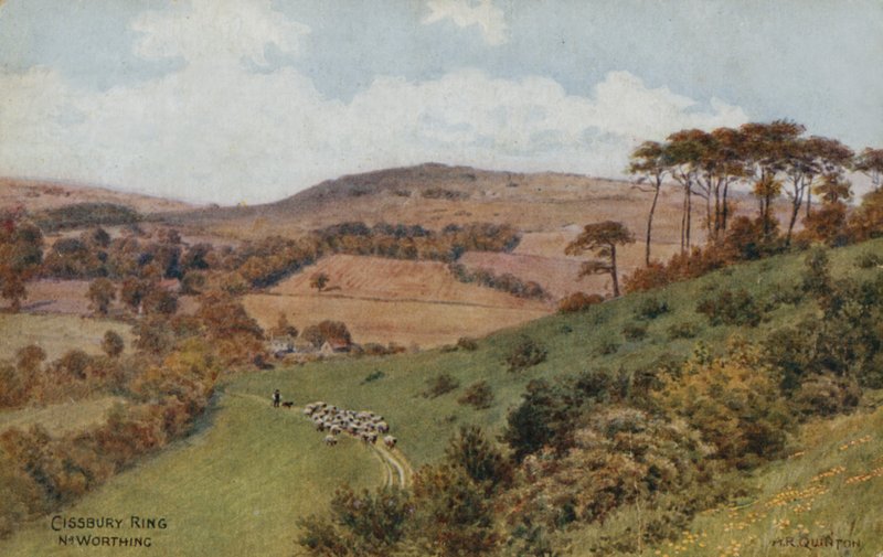 Worthing附近的Cissbury Ring 作者 阿尔弗雷德·罗伯特·昆顿