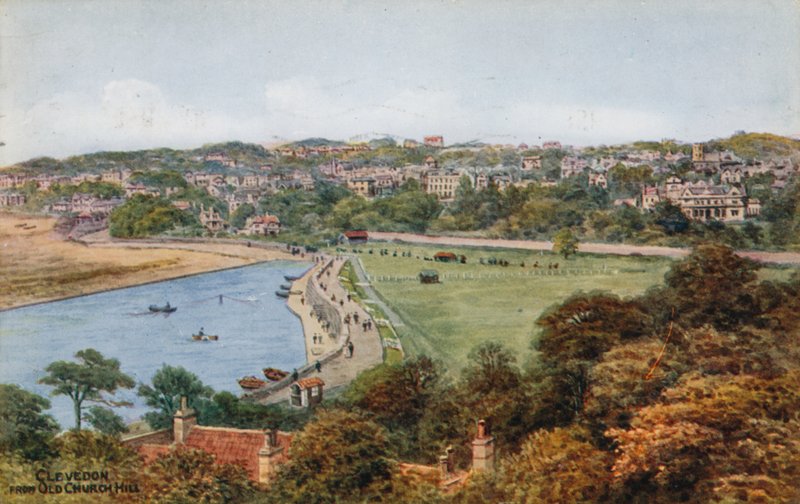 Clevedon，来自Old Church Hill 作者 阿尔弗雷德·罗伯特·昆顿