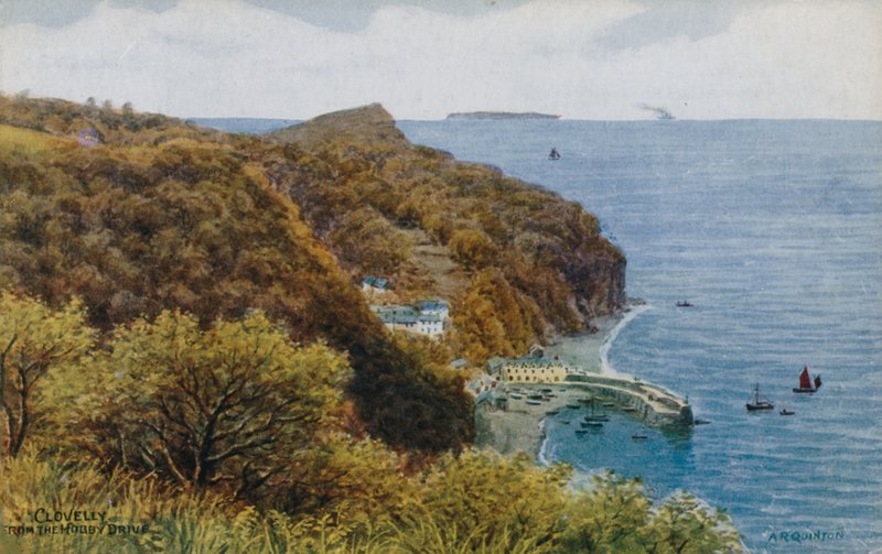 Clovelly，来自The Hobby Drive 作者 阿尔弗雷德·罗伯特·昆顿