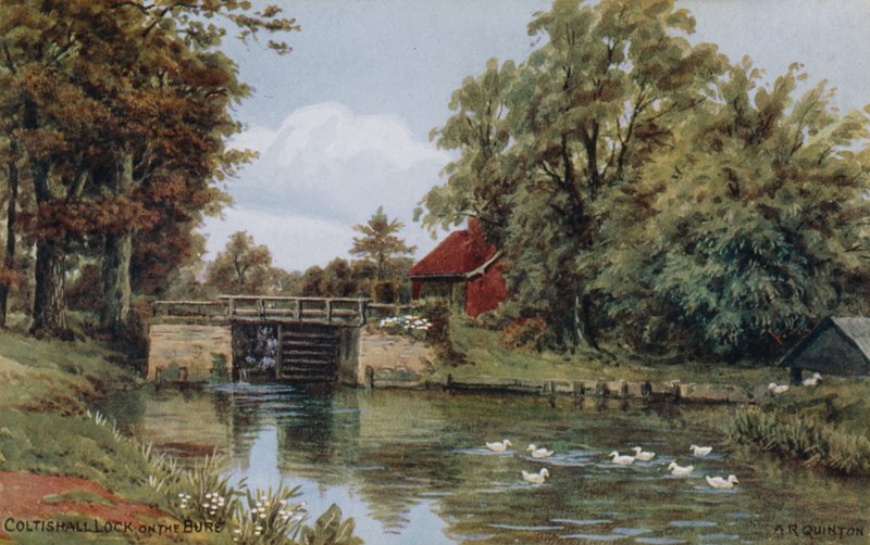 Coltishall Lock，在Bure上 作者 阿尔弗雷德·罗伯特·昆顿