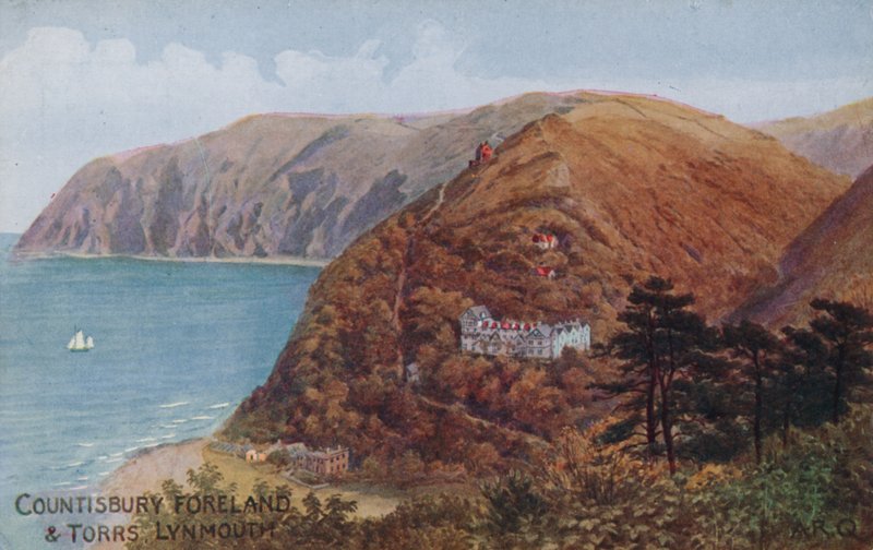 Countisbury Foreland和Torrs，Lynmouth，Devon 作者 阿尔弗雷德·罗伯特·昆顿