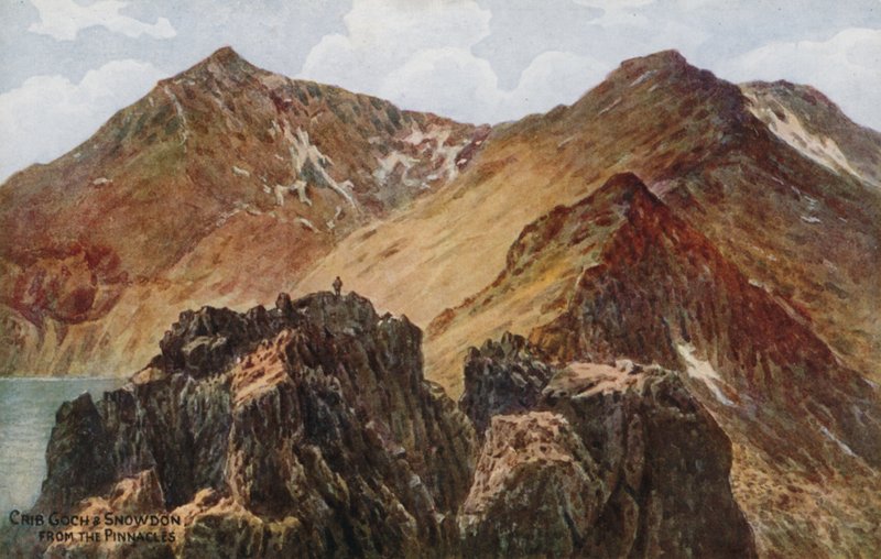 来自Pinnacles的Crib Goch和Snowdon 作者 阿尔弗雷德·罗伯特·昆顿