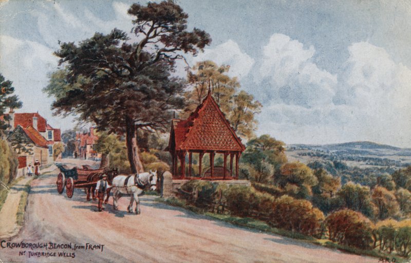 来自Frant，Tunbridge Wells的Crowborough Beacon 作者 阿尔弗雷德·罗伯特·昆顿