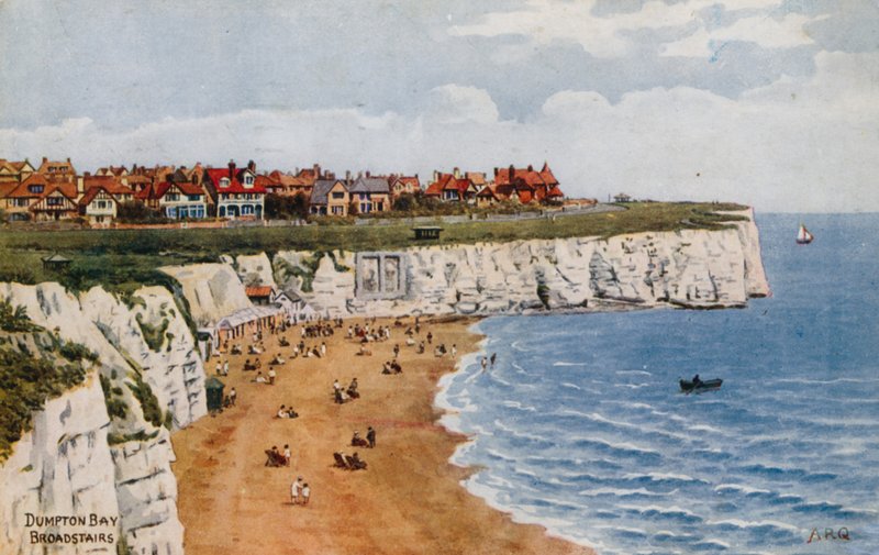 Dumpton Bay，Broadstairs 作者 阿尔弗雷德·罗伯特·昆顿