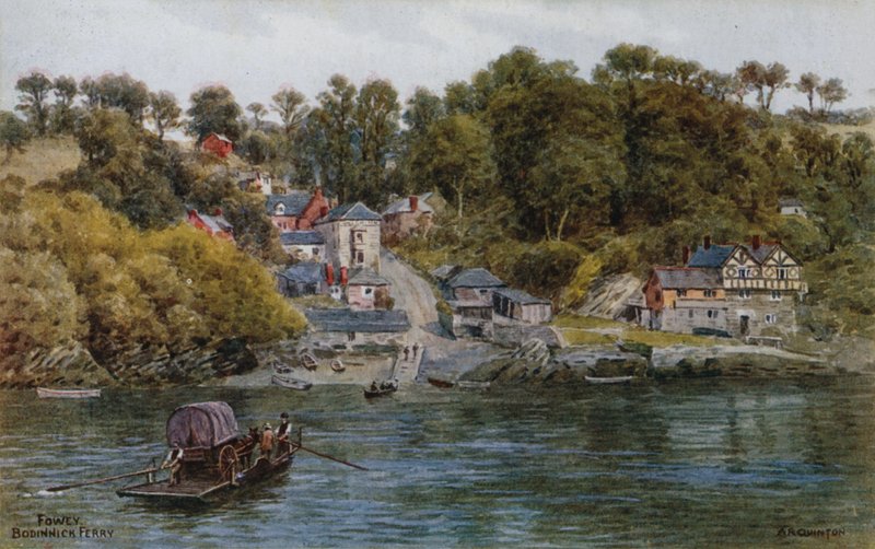 Fowey，Bodinnick Ferry 作者 阿尔弗雷德·罗伯特·昆顿