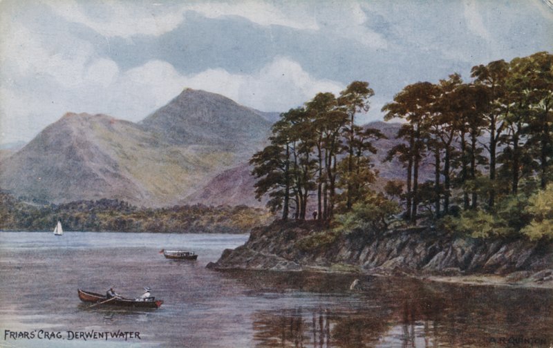 Friars&39;Crag，Derwent Water 作者 阿尔弗雷德·罗伯特·昆顿
