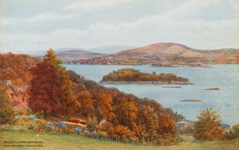 Holme Island和Arnside，来自Grange-over-Sands 作者 阿尔弗雷德·罗伯特·昆顿