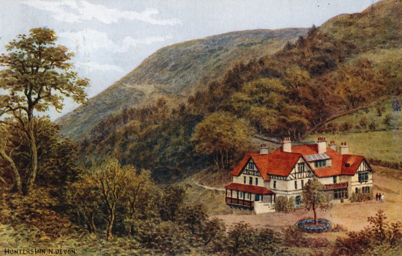 Hunters Inn，N Devon 作者 阿尔弗雷德·罗伯特·昆顿