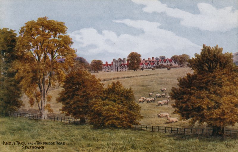 Knole Park，来自Sevenoaks的Tonbridge Road 作者 阿尔弗雷德·罗伯特·昆顿