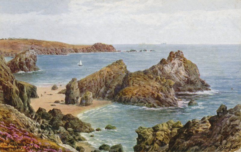 Kynance Cove，Therill，Cornwall 作者 阿尔弗雷德·罗伯特·昆顿