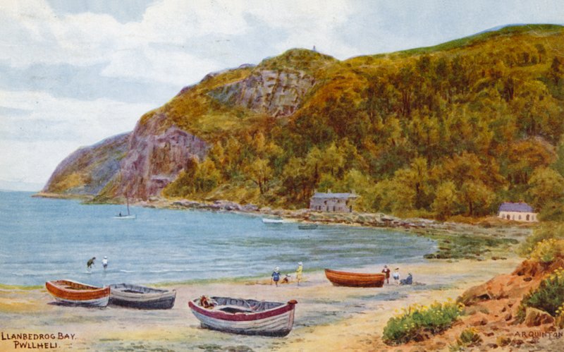 Llanbedrog Bay，Pwllheli 作者 阿尔弗雷德·罗伯特·昆顿