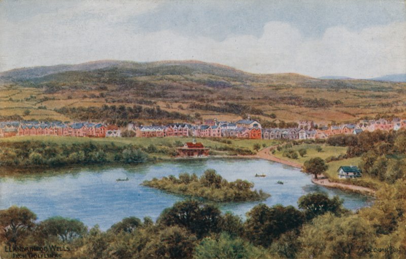 Llandrindod Wells，来自高尔夫球场 作者 阿尔弗雷德·罗伯特·昆顿