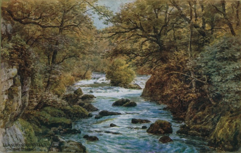 Llandrindod Wells，On The Ithon 作者 阿尔弗雷德·罗伯特·昆顿