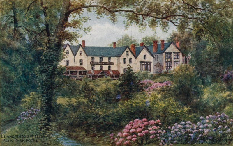 Llandrindod Wells，Rock Park Hotel 作者 阿尔弗雷德·罗伯特·昆顿