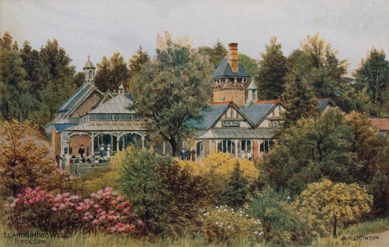 Llandrindod Wells，Rock Spa 作者 阿尔弗雷德·罗伯特·昆顿