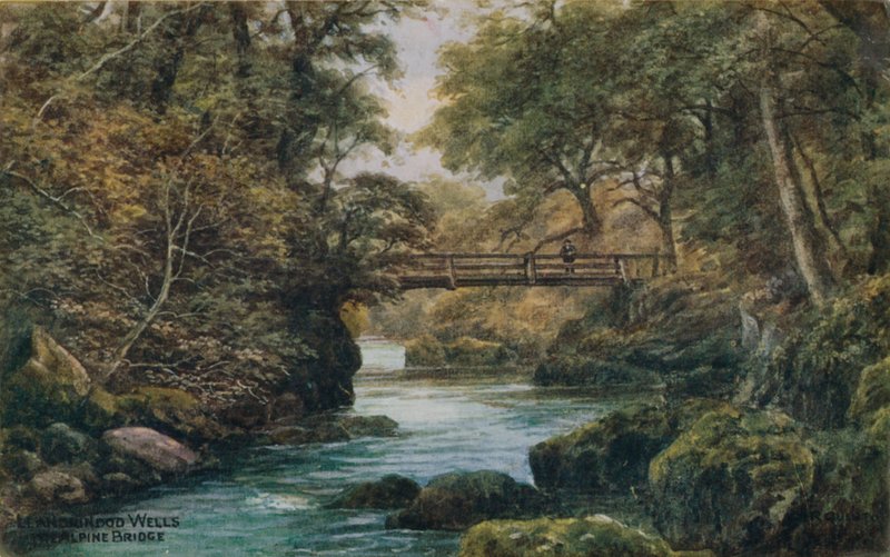 Llandrindod Wells，阿尔卑斯山大桥 作者 阿尔弗雷德·罗伯特·昆顿