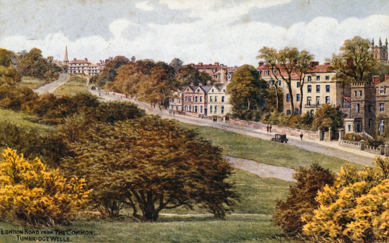 伦敦路，来自The Common，Tunbridge Wells 作者 阿尔弗雷德·罗伯特·昆顿