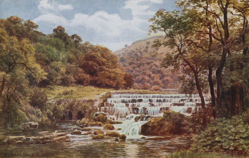 Monsal Dale，巴克斯顿 作者 阿尔弗雷德·罗伯特·昆顿